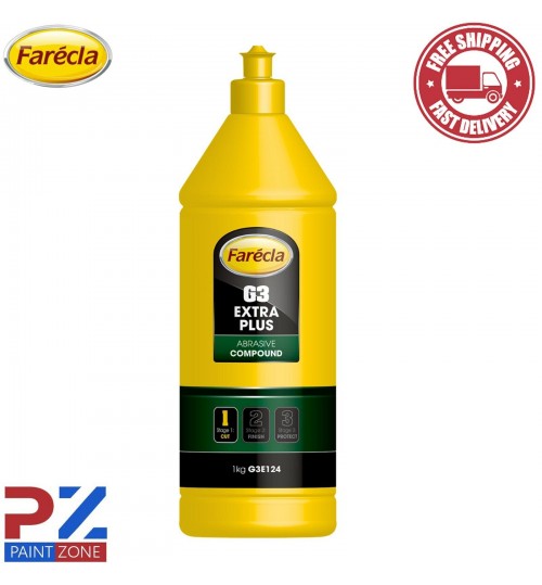 G3E124 Farecla Extra Abrasive Water-Based Cutting Compound Bottle 1-kg